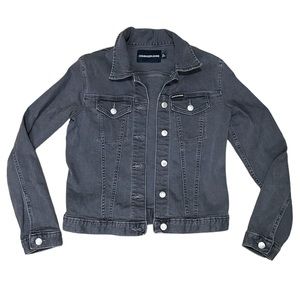 Calvin Klein Jeans Denim Grey Jacket Slim Fit Small